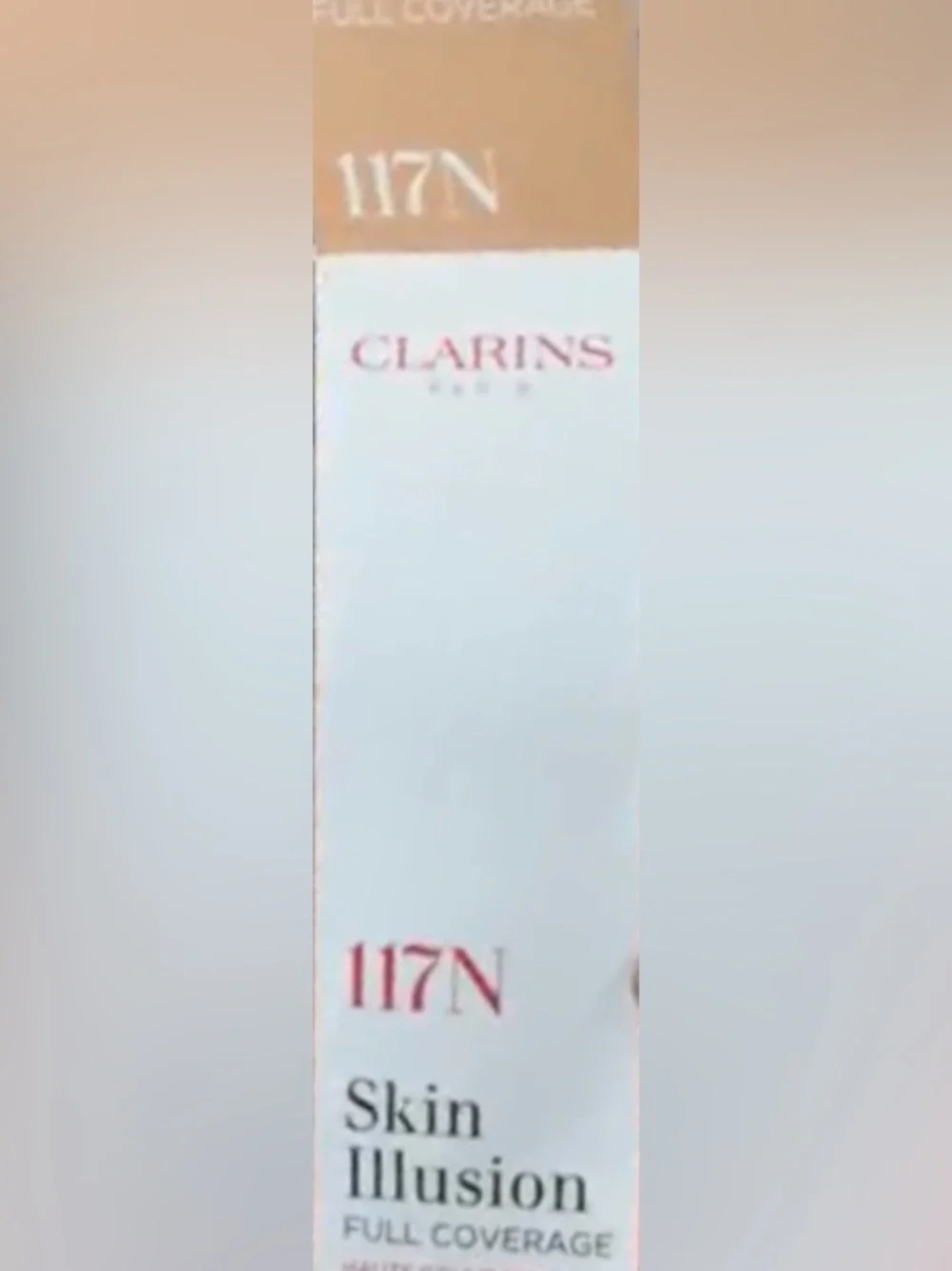 *NIB 117N 1oz* CLARINS Skin Illusion Full Coverage Foundation